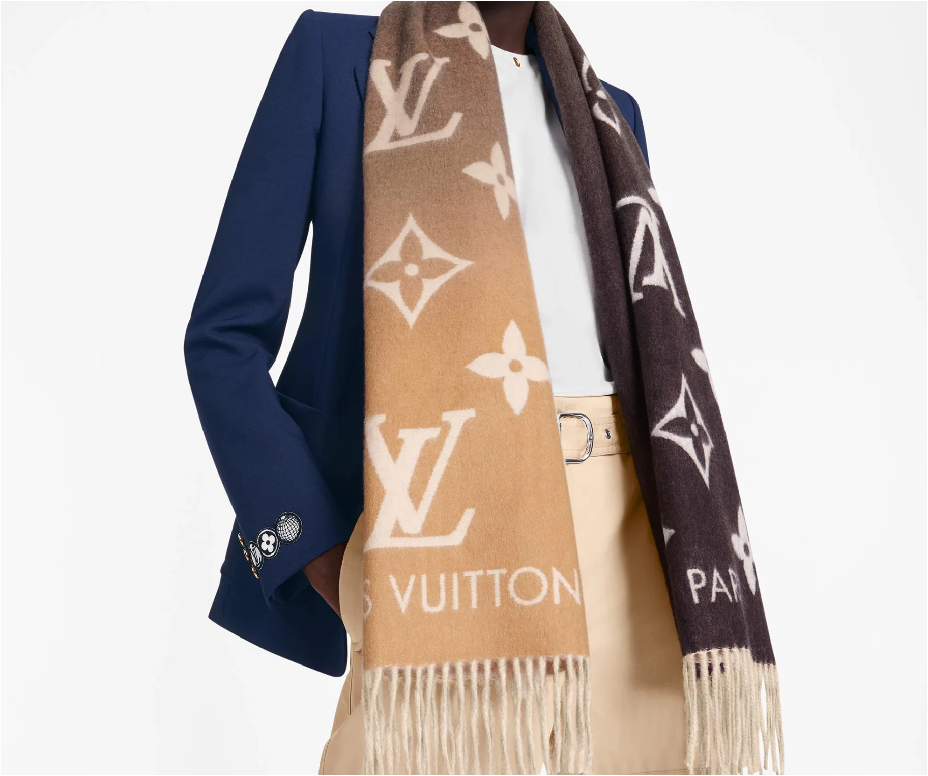 Louis Vuitton Double-Face Monogram Shawl