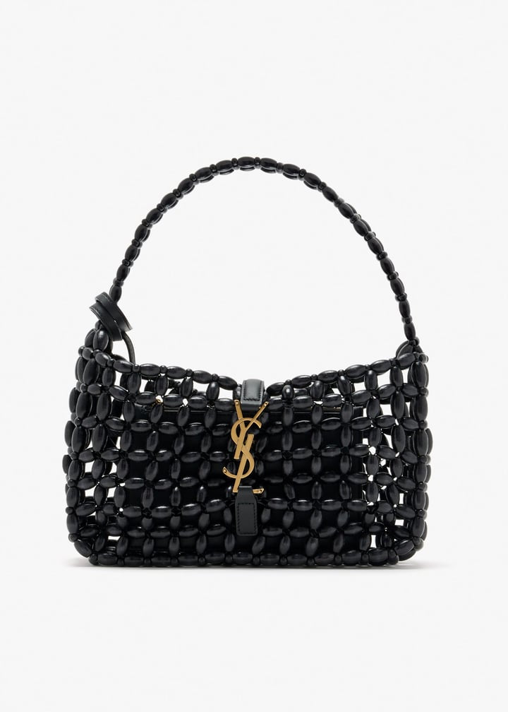 Saint Laurent Le 5 à 7 Beaded Shoulder Bag