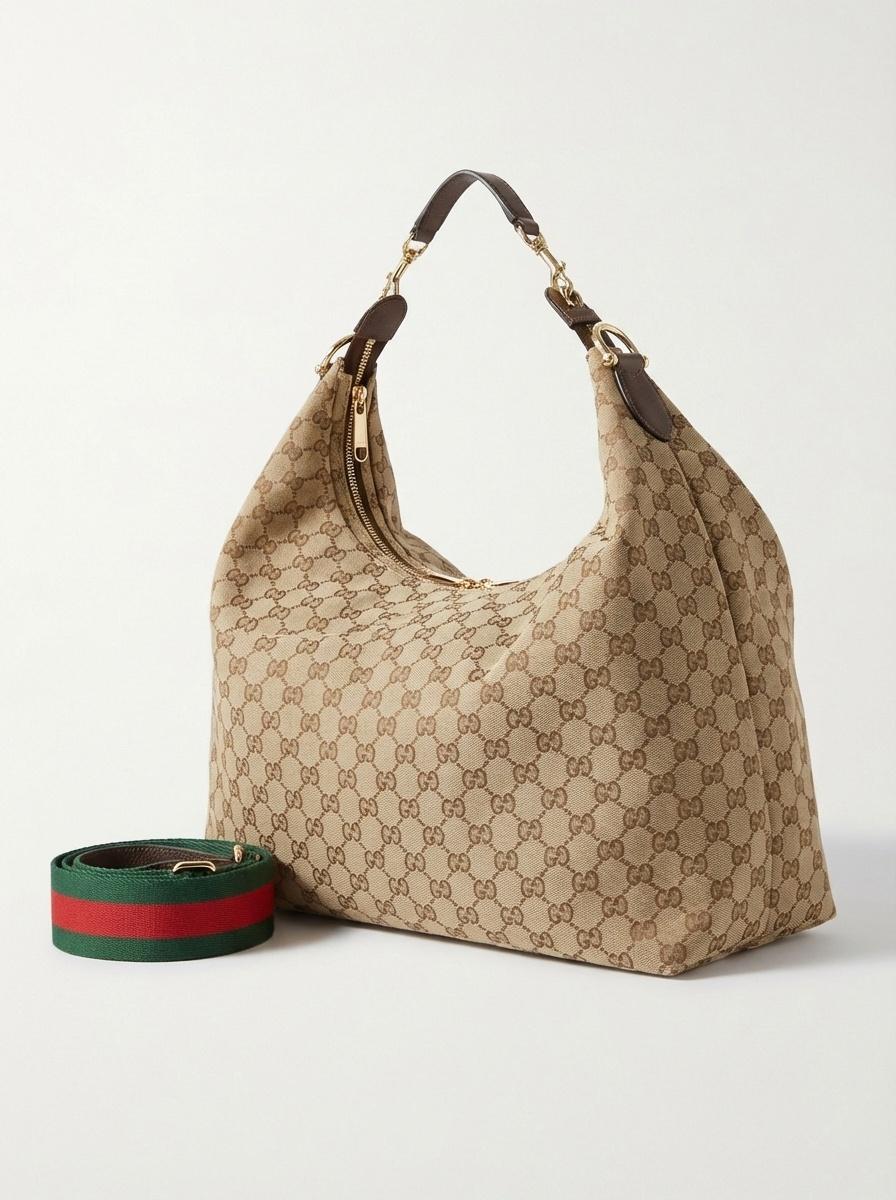 Gucci GG Canvas Large Hobo Bag