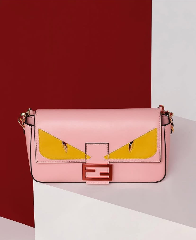 Fendi Vitello Dolce Elite Monster Eyes