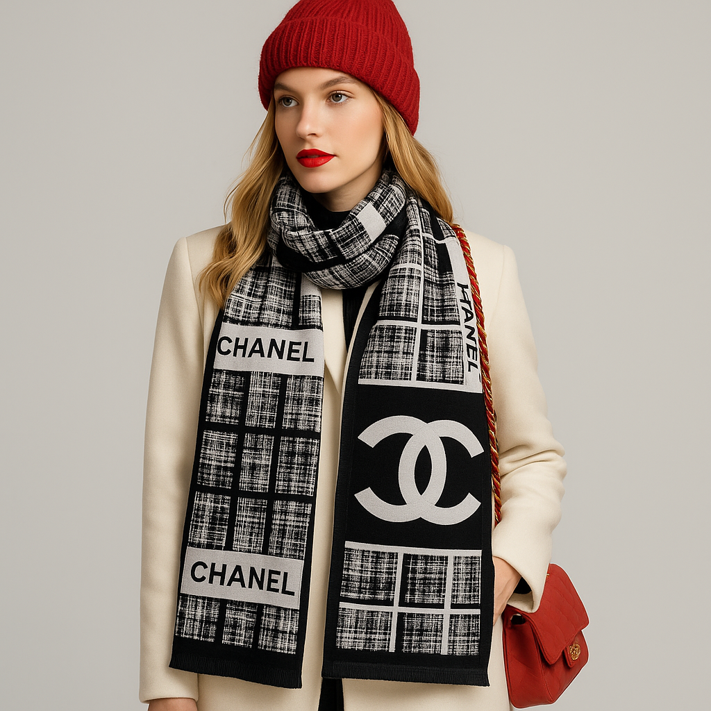 Chanel – Double-Face Signature Shawl