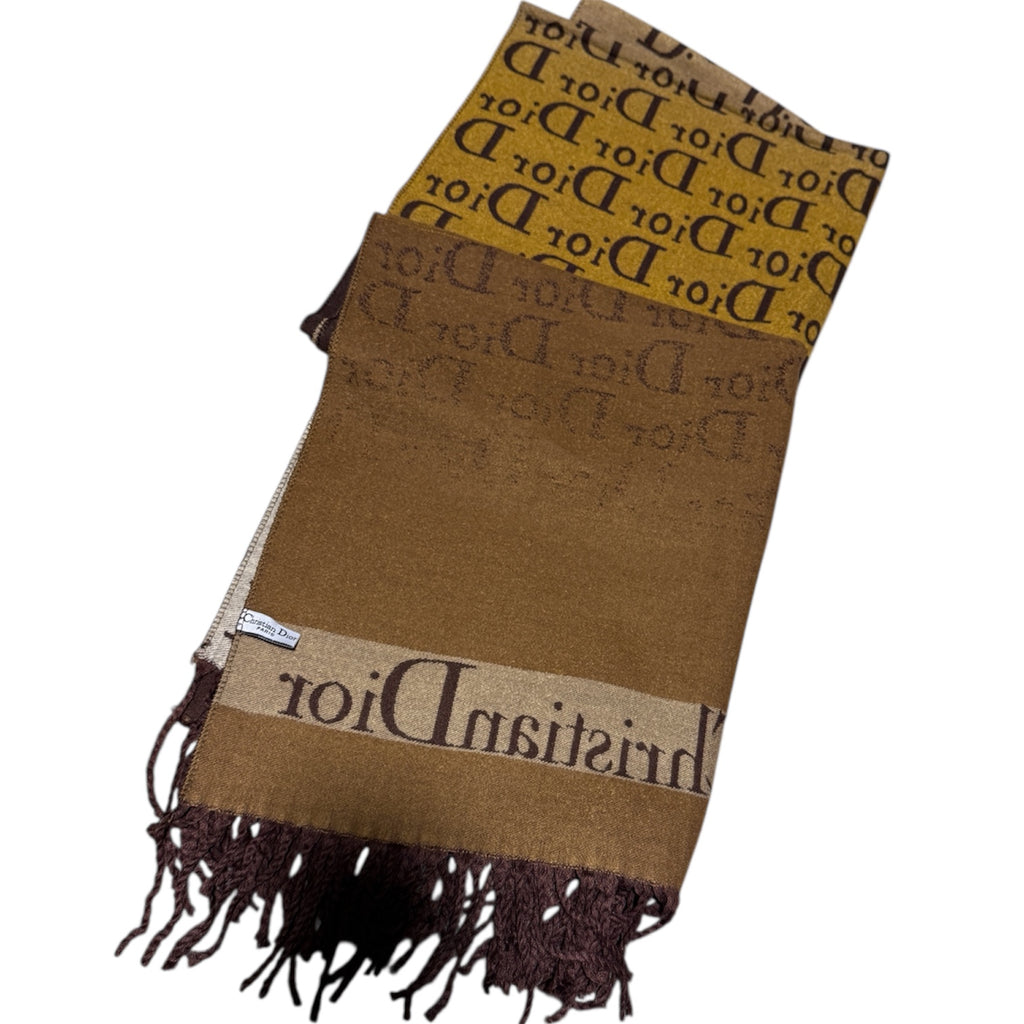 Dior Double Face Lightweight Wool Scarf