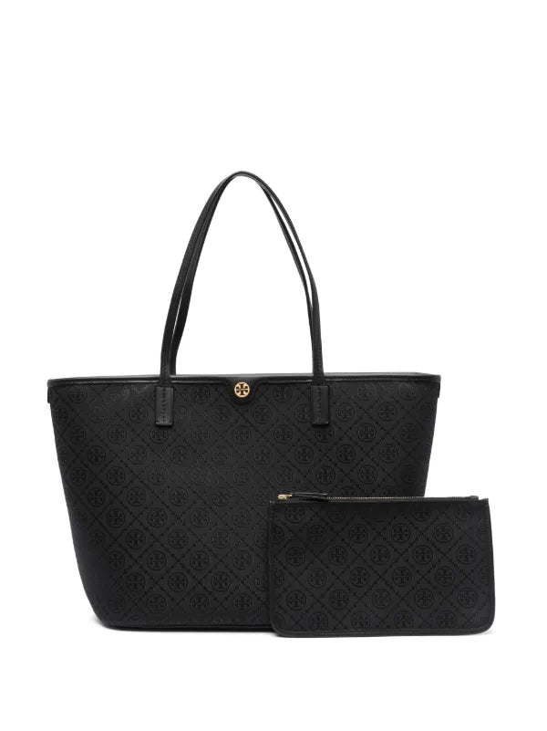 Tory Burch T Monogram Zip Tote