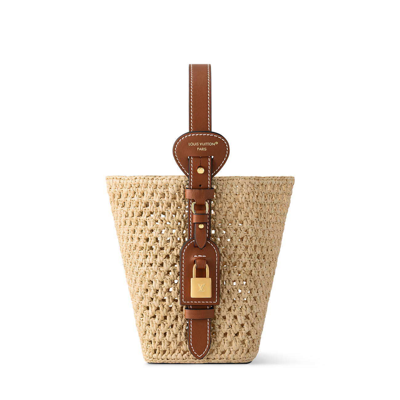 Louis Vuitton Nano Bucket in Raffia