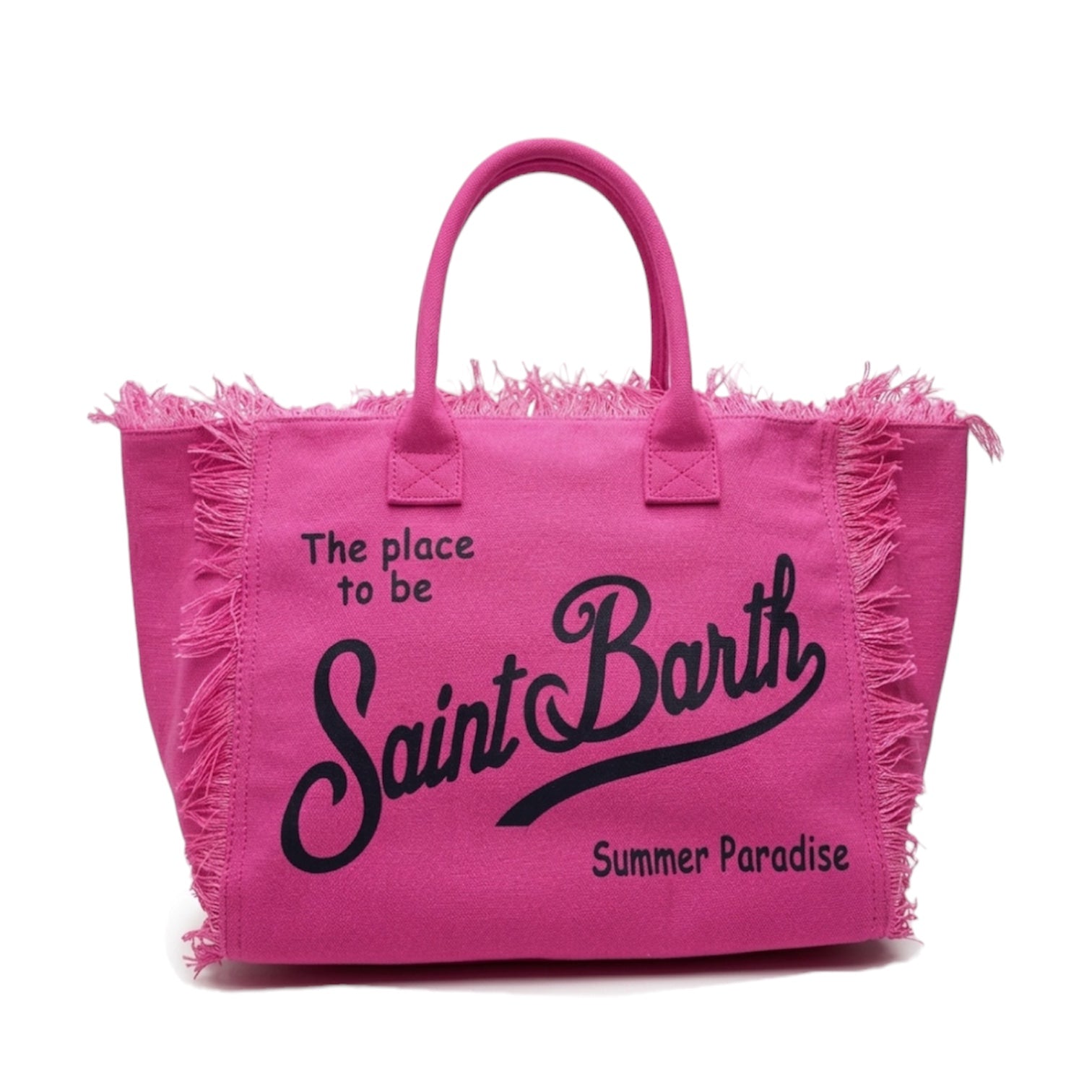 Saint Barth Summer Paradise Fringe Tote Bag