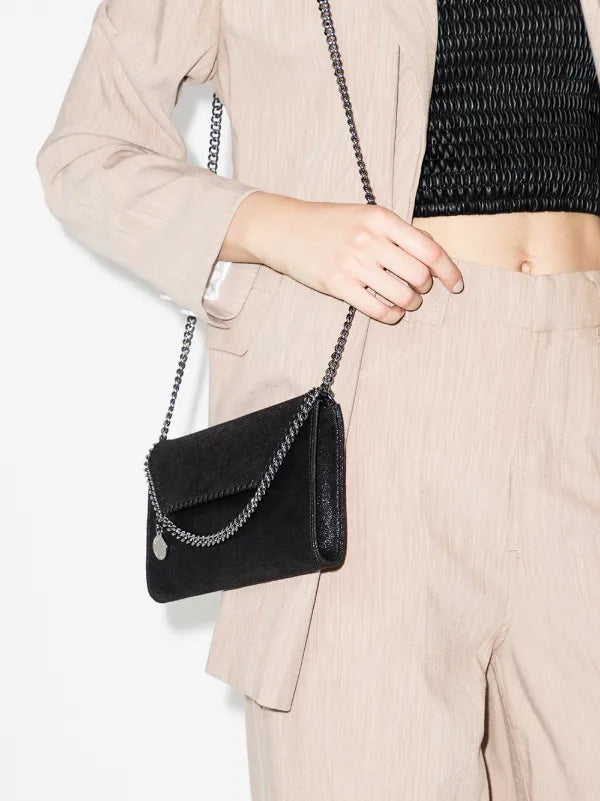 Stella McCartney Falabella Fold-Over Chain Clutch