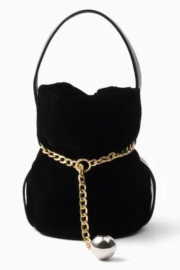 Prada Satin Mini Bucket Bag