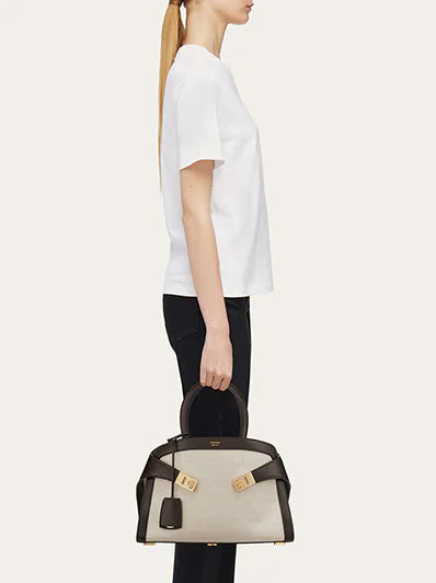 Ferragamo Hug Soft Shoulder Bag (M