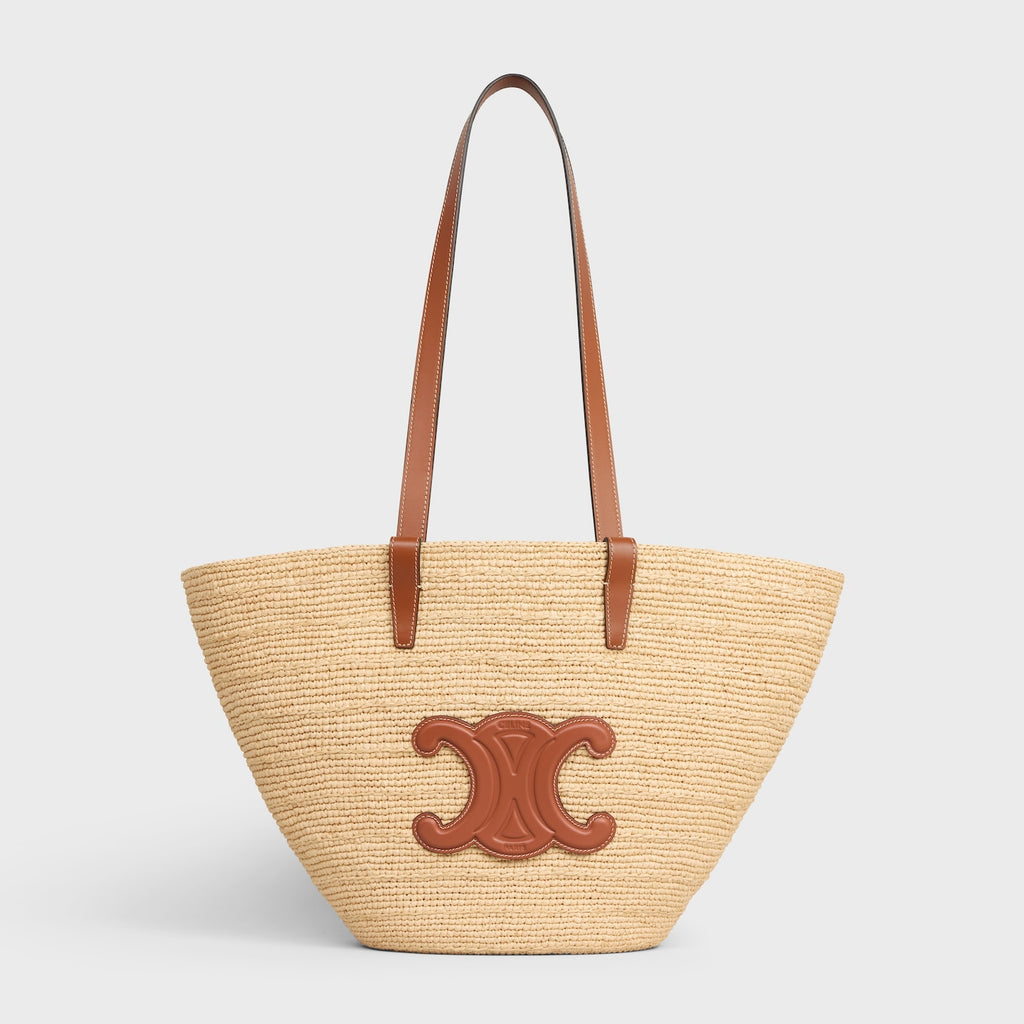 Celine Triomphe Medium Cabas Thais Tote Bag