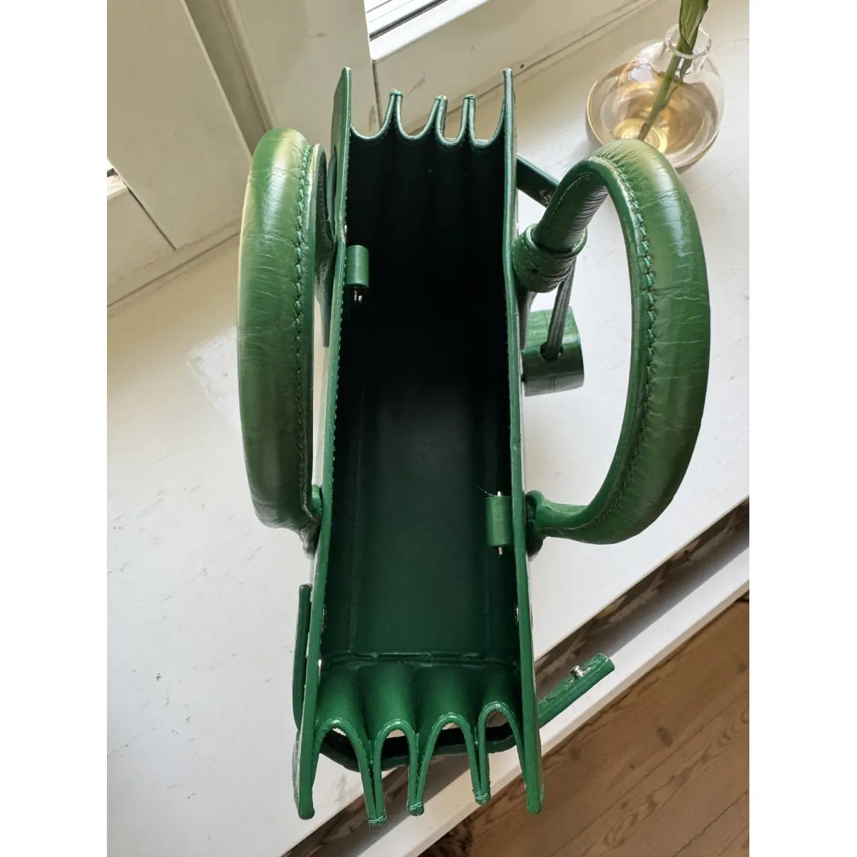 Saint Laurent Sac de Jour Nano – Crocodile Embossed Leather