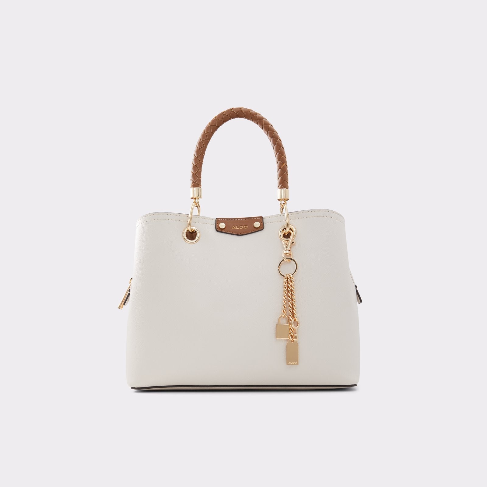 Aldo Striped Top Handle Bag