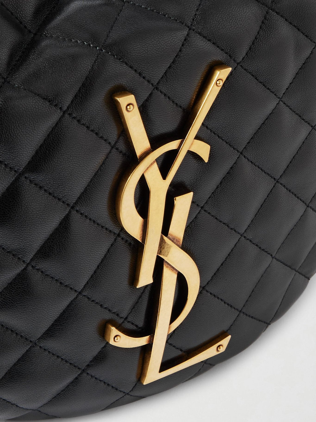 Saint Laurent Puffer Quilted Hobo Bag