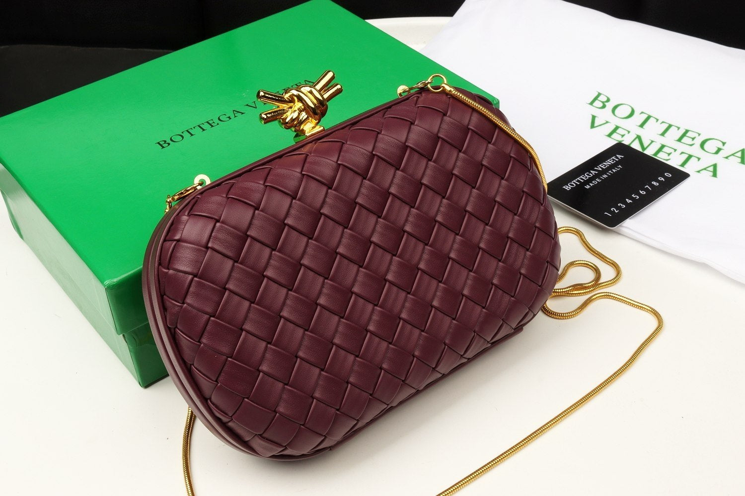 Bottega Veneta Knot Clutch Bag