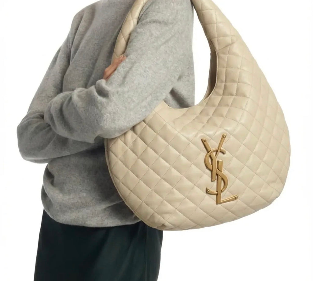 Saint Laurent Puffer Quilted Hobo Bag