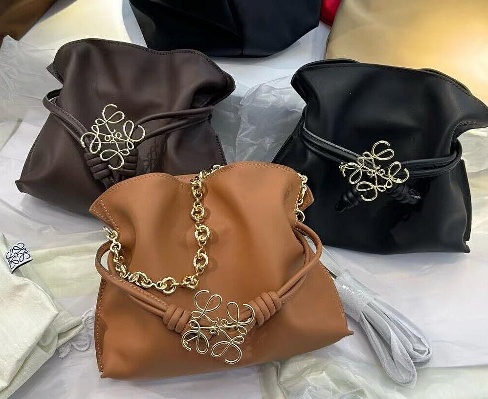 Loewe Anagram Chain Bucket Bag