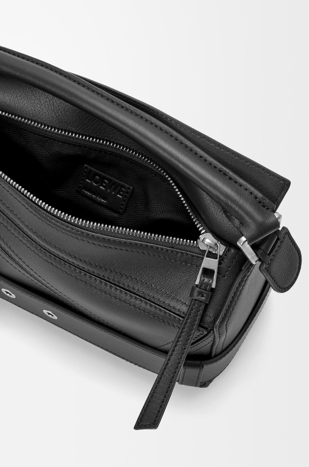 LOEWE Puzzle Biker belted leather