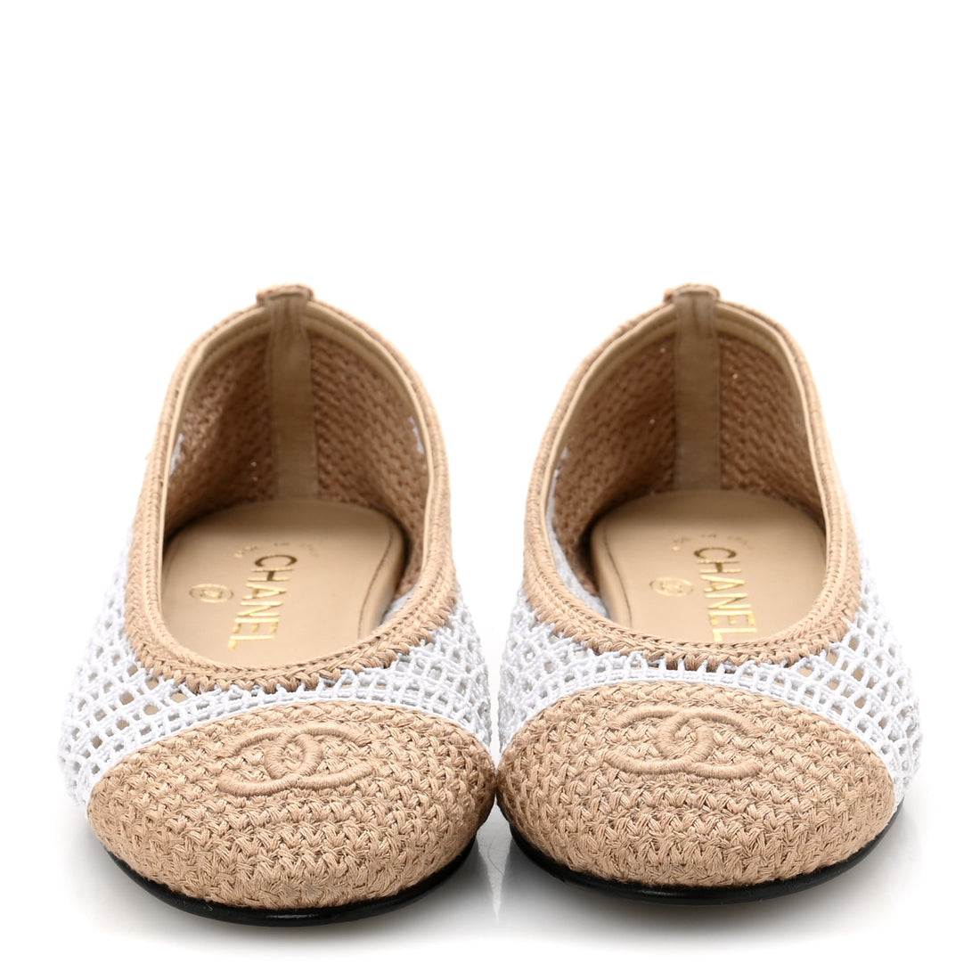 Chanel Crochet Ballet Flats