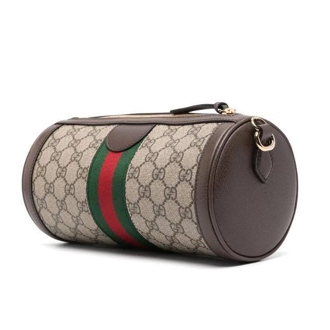 Gucci GG Canvas Shoulder Bag with Chain