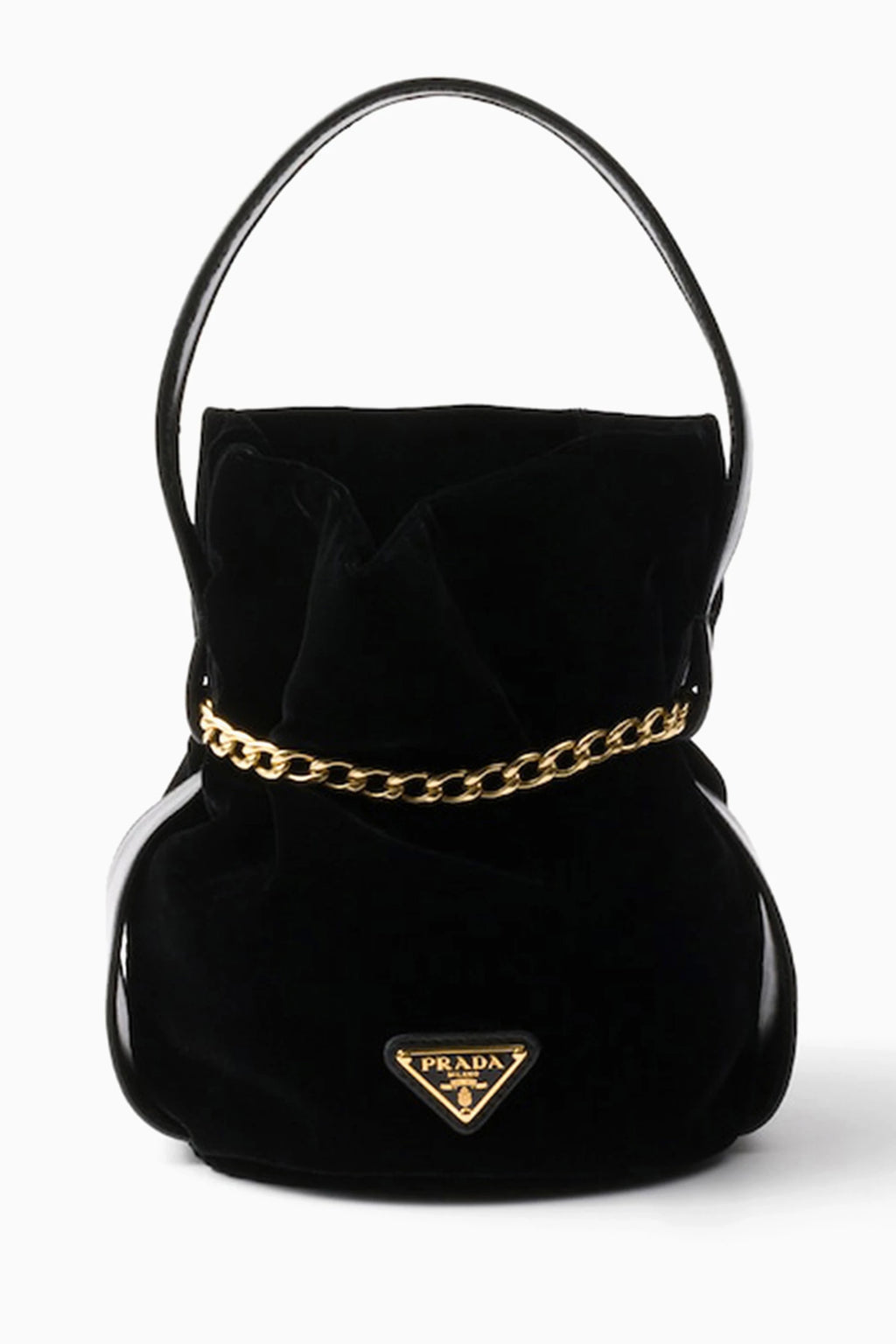 Prada Satin Mini Bucket Bag