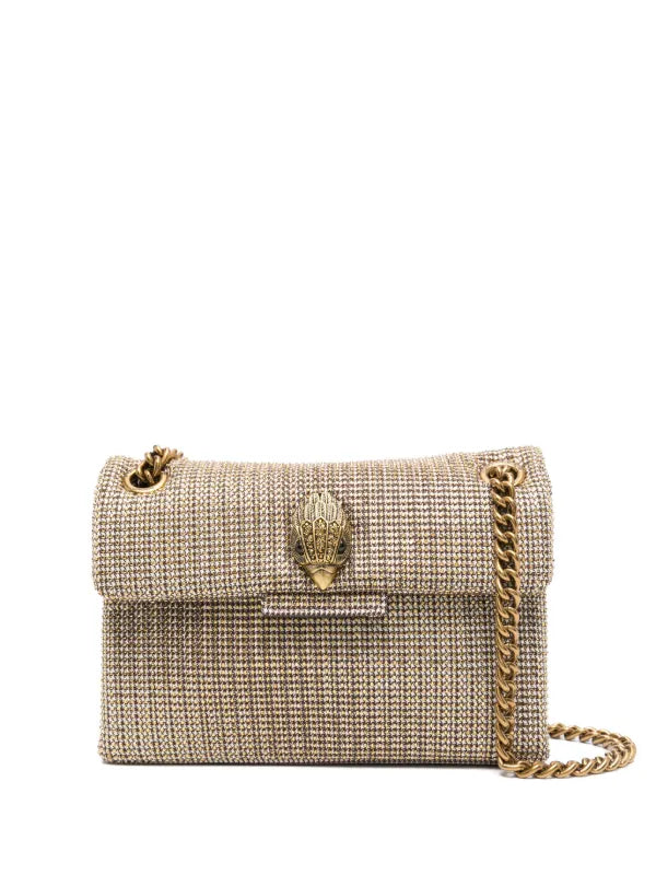 Kurt Geiger Kensington Crystal Tweed Bag