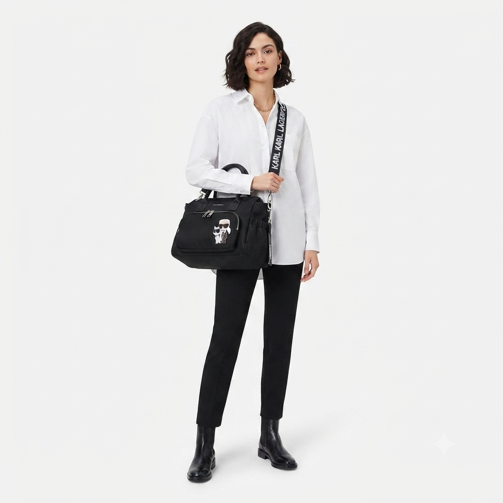 Karl Lagerfeld K/Ikonik Travel Tote Bag