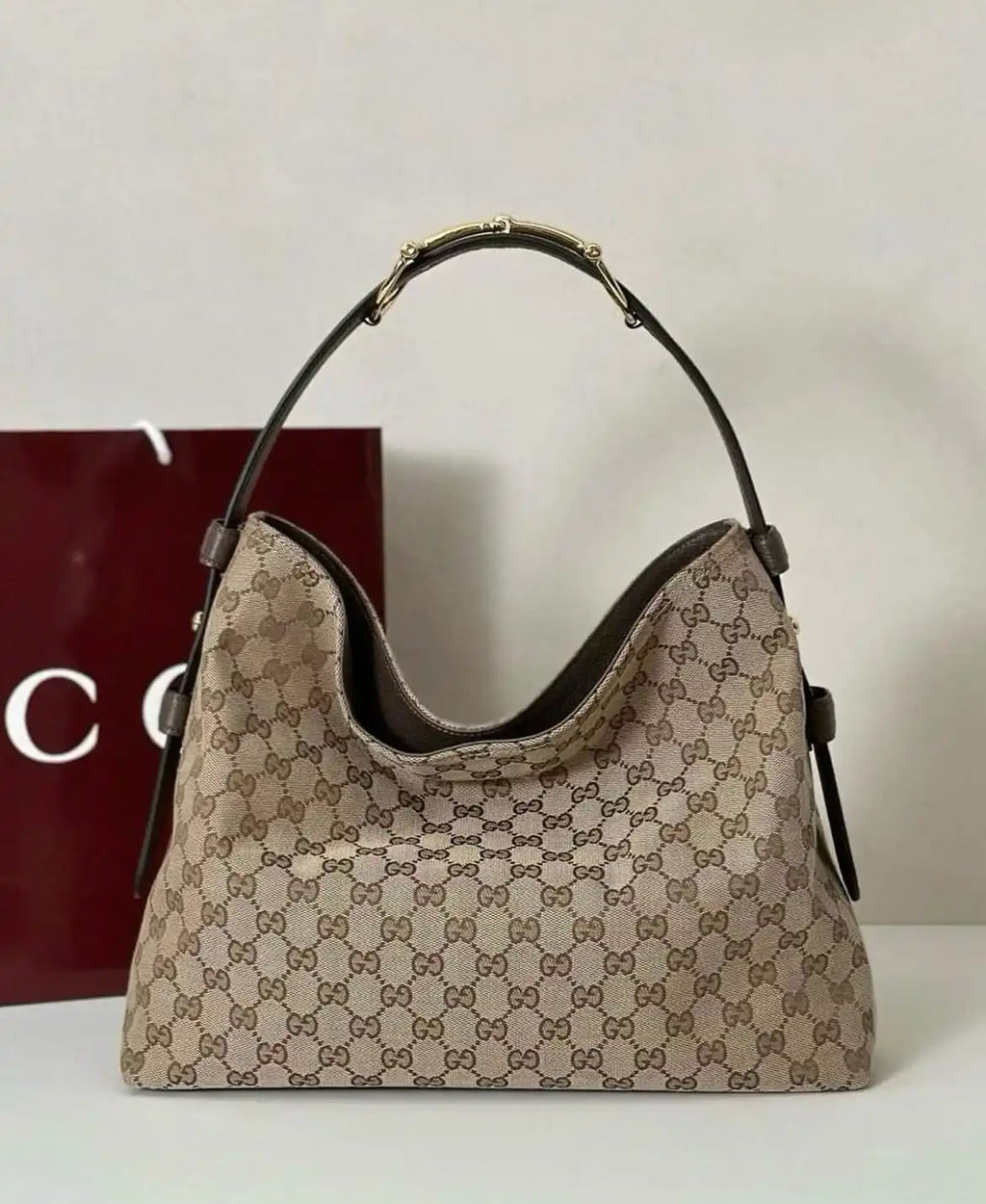 Gucci GG Canvas Hobo Bag