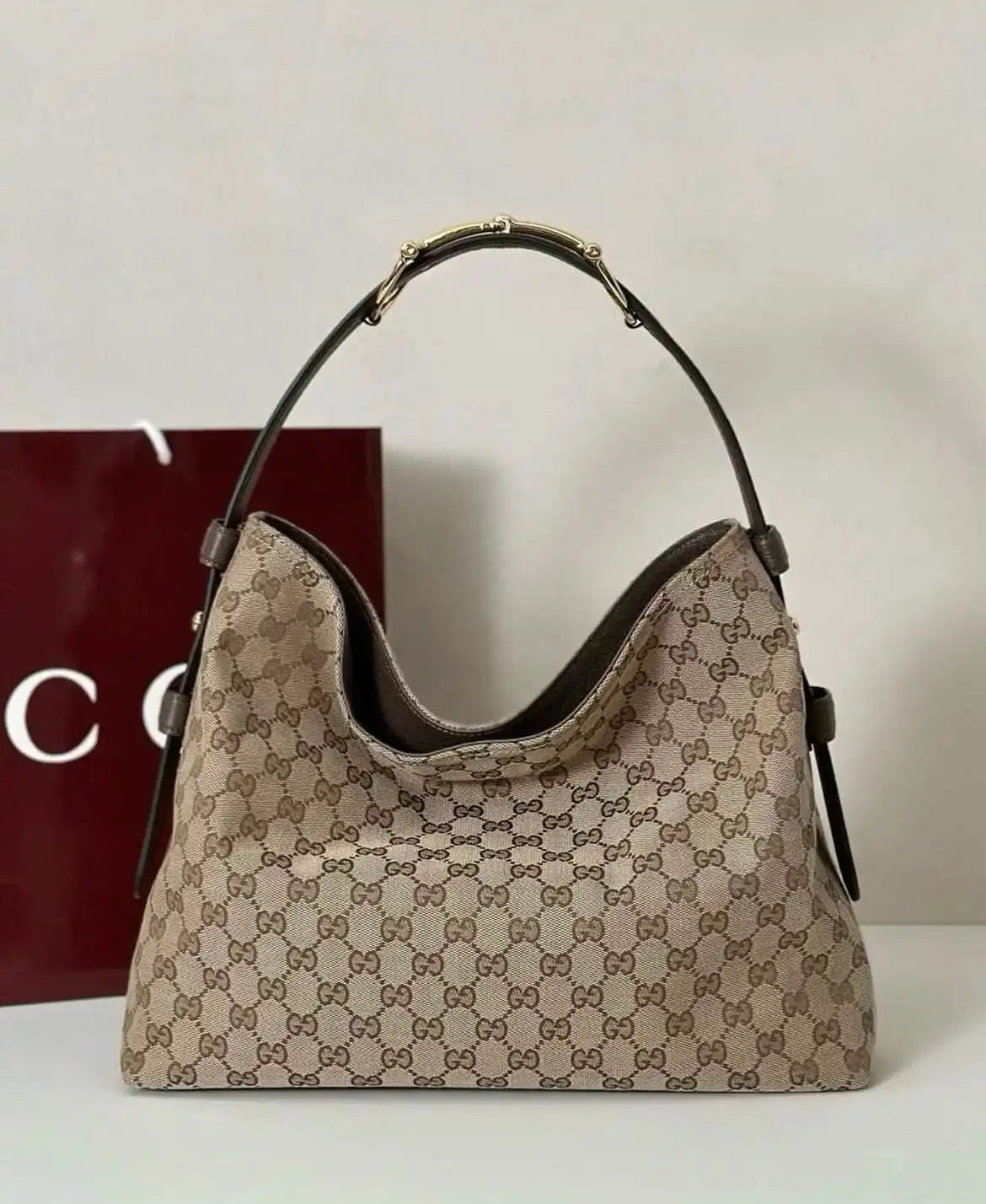 Gucci GG Canvas Hobo Bag