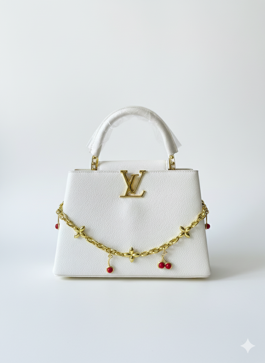 Louis Vuitton Capucines Cherry Charm Bag