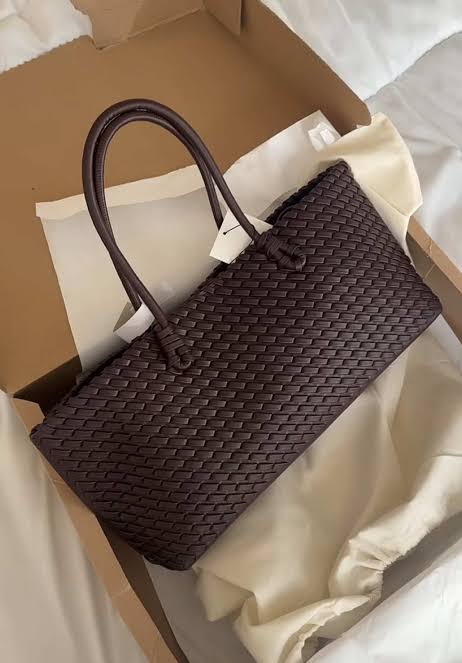 Zara Woven Basket Tote