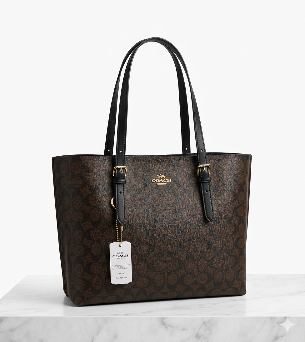 Coach Mollie Tote - Large Signature Edition