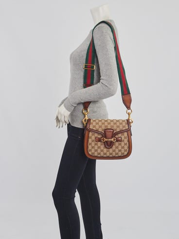Gucci Horsebit GG Supreme Shoulder Bag