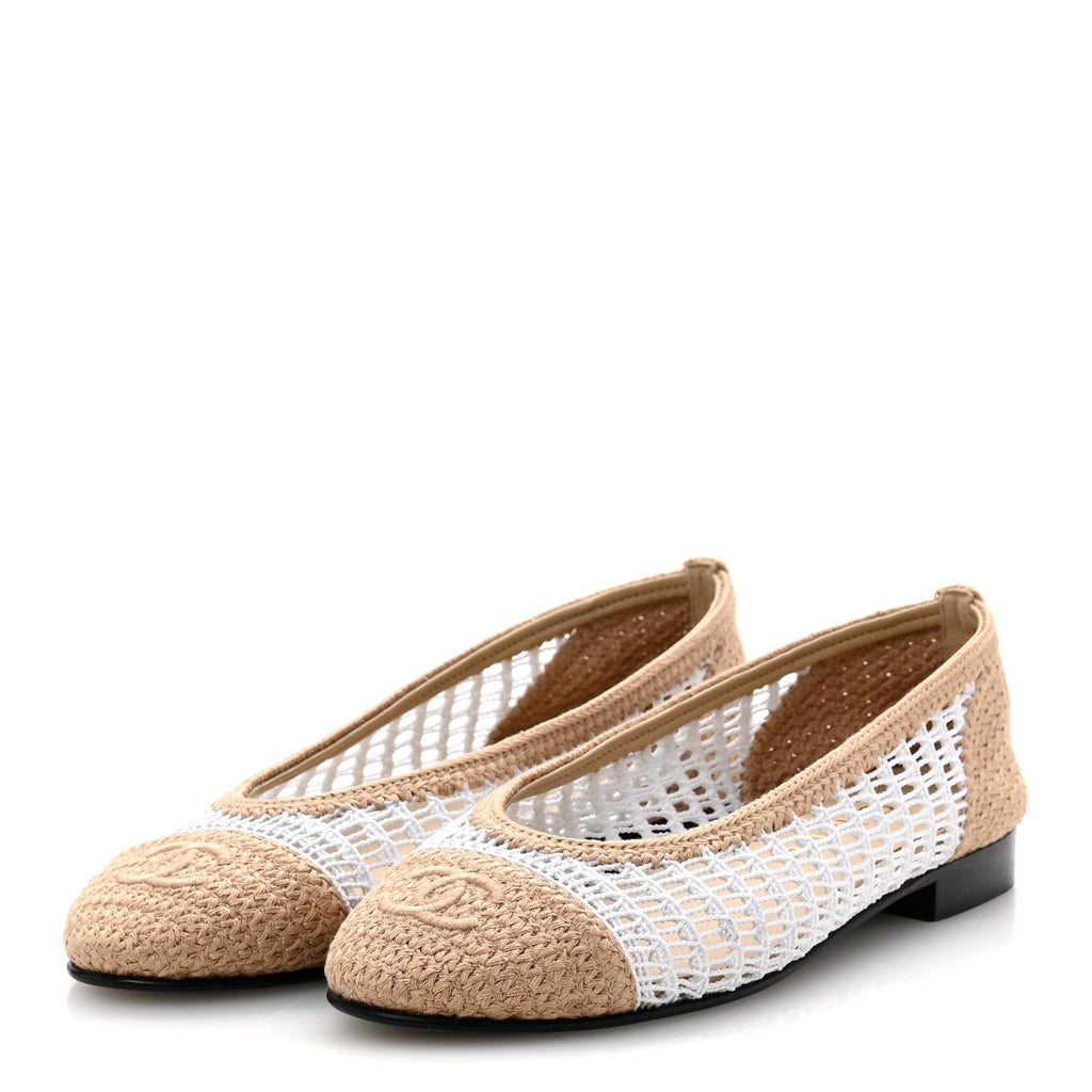 Chanel Crochet Ballet Flats
