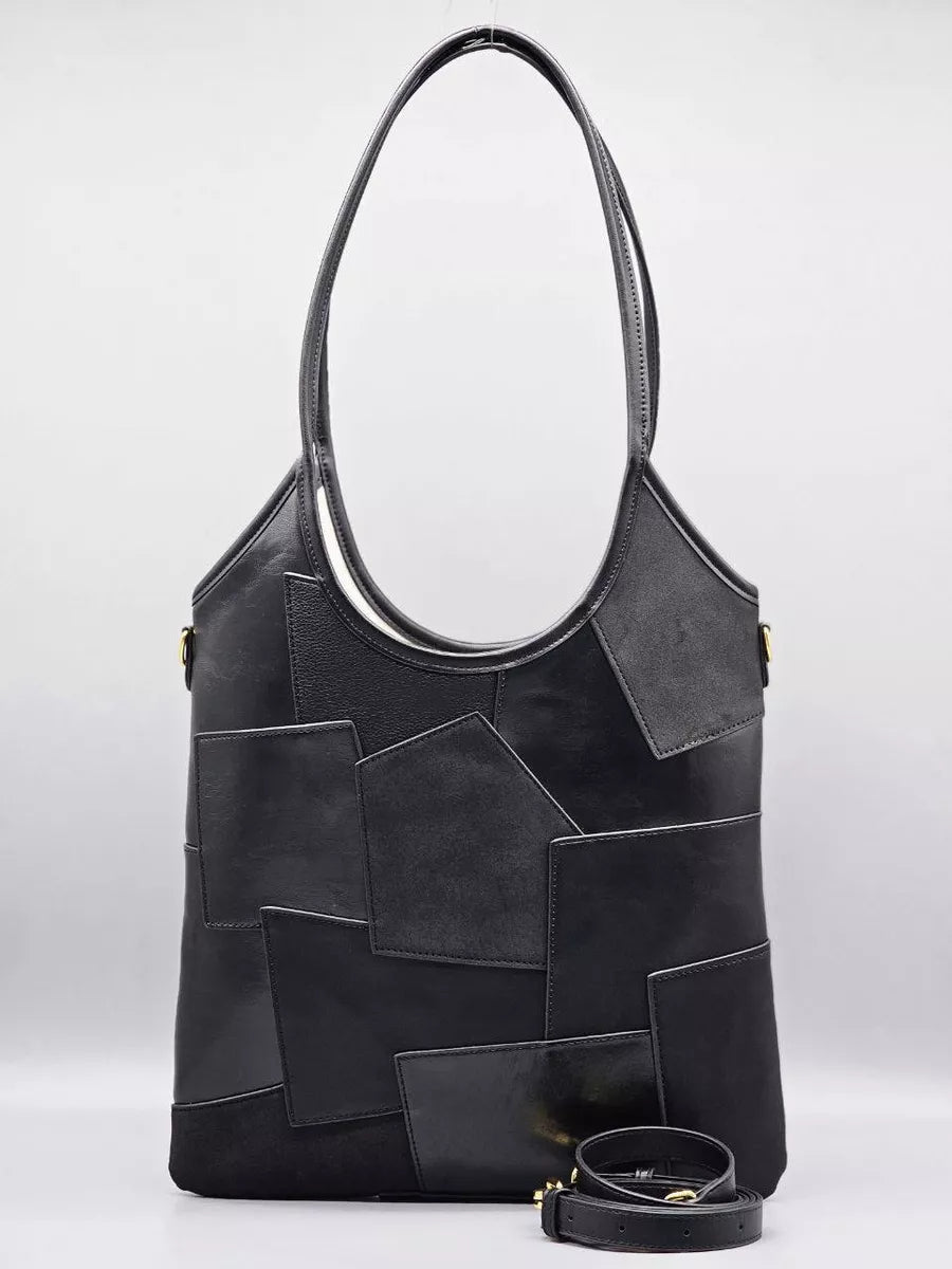 Miu Miu Suede Logo Tote Bag