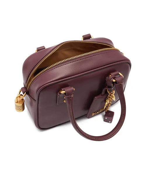 PINKO Leather Shoulder Bag Bowling