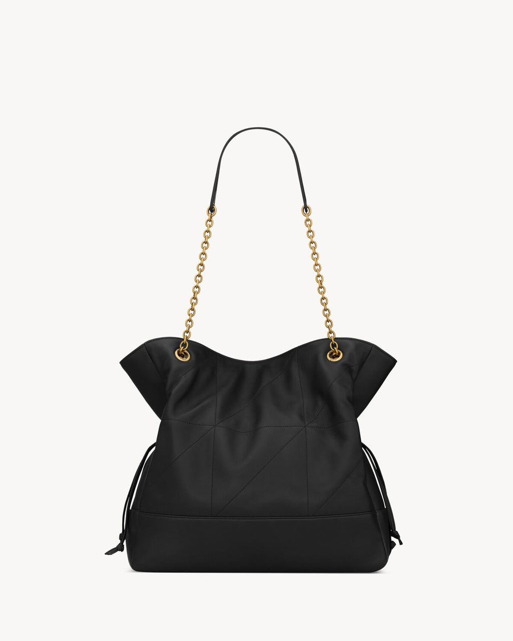 SAINT LAURENT Jamie Shopping appliquéd quilted leather shoulder bag