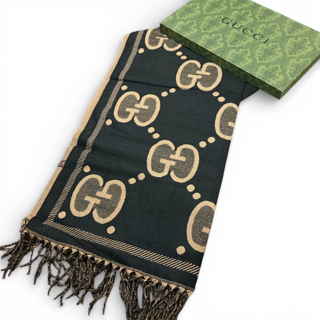 Gucci Double Face Wool Scarf