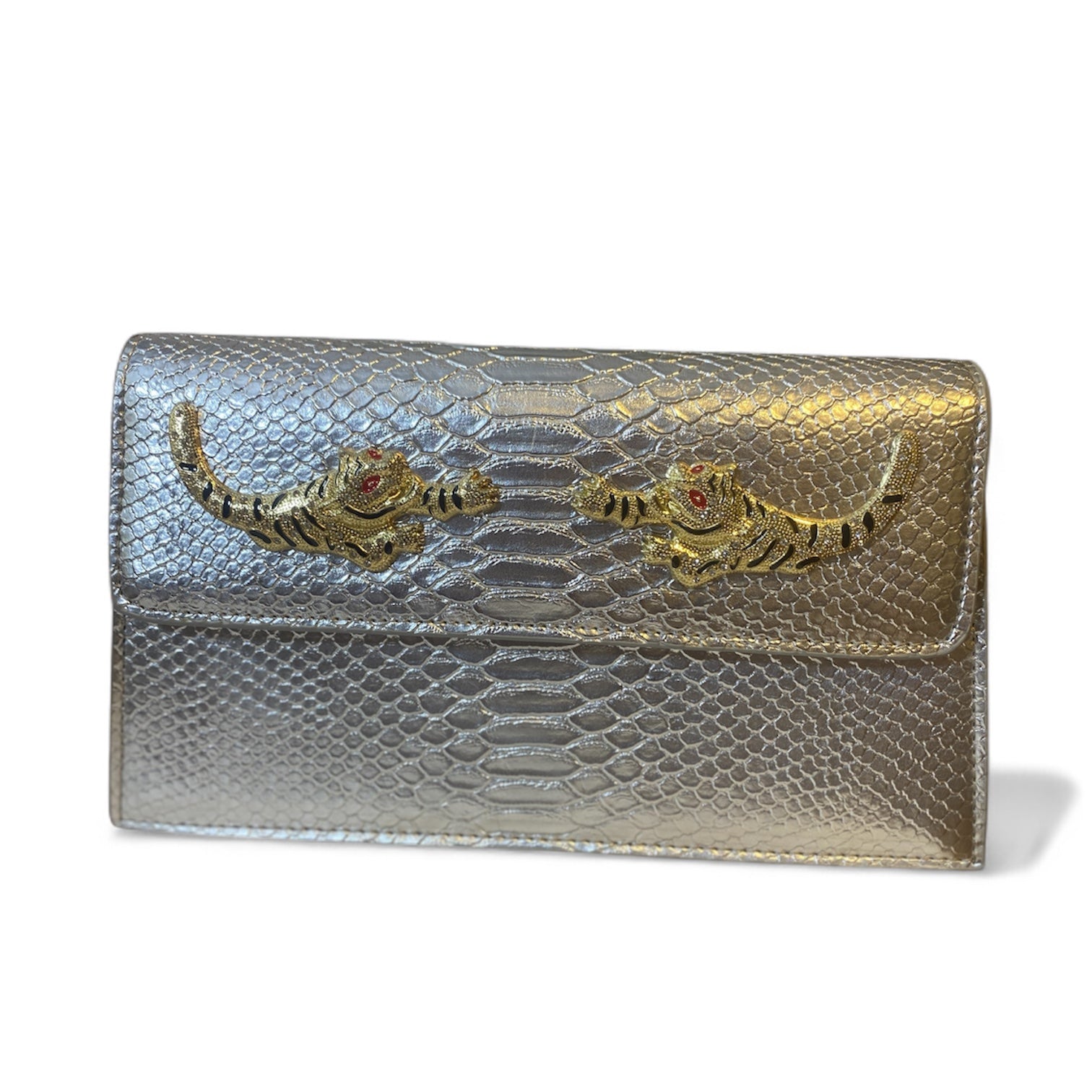 Roberto Cavalli Snake-Texture Bag