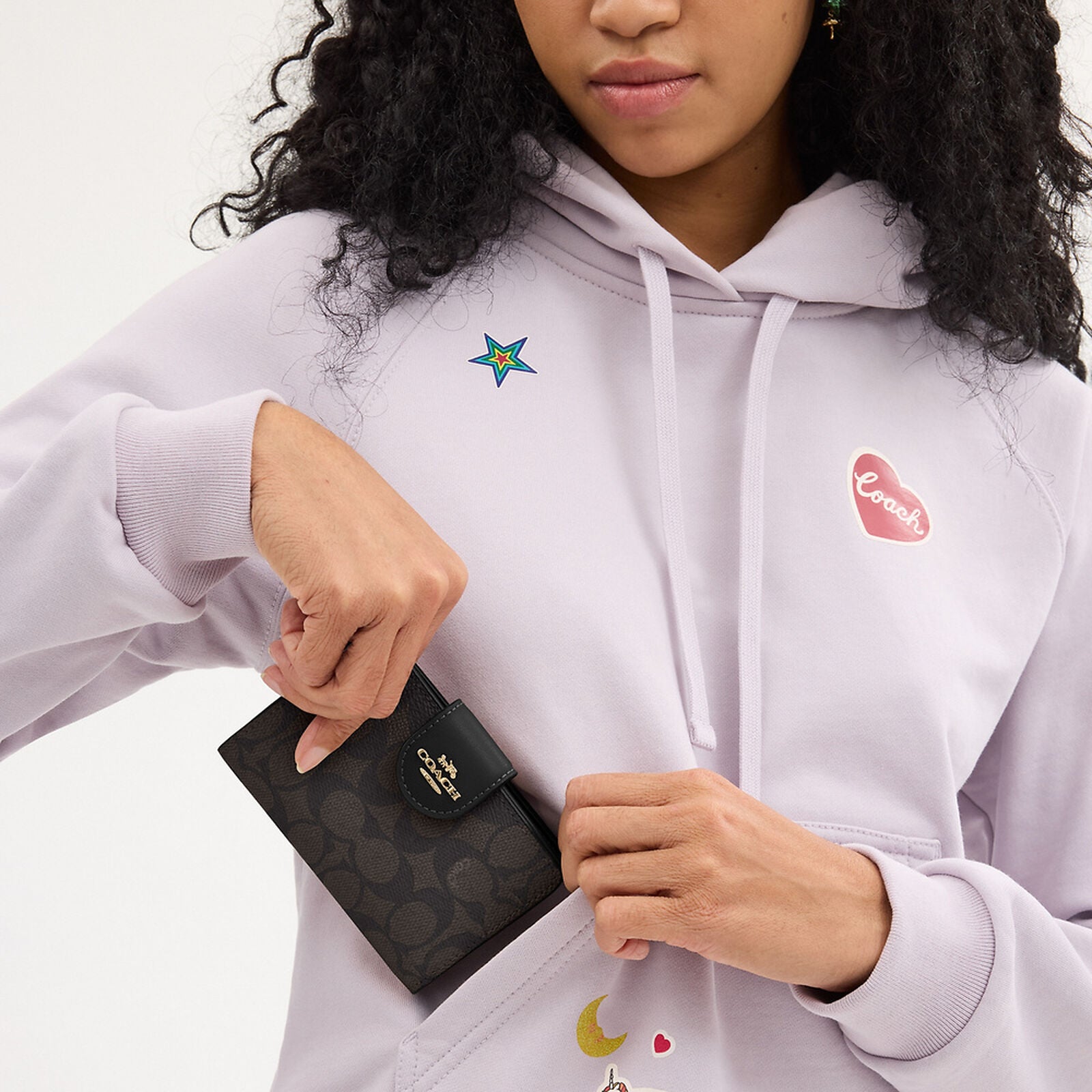 Coach Compact Leather Wallet