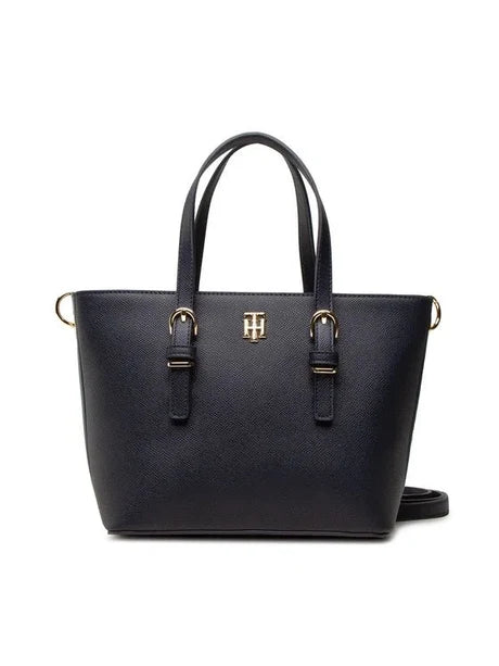 Tommy Hilfiger TH Monogram Buckle Small Tote Bag