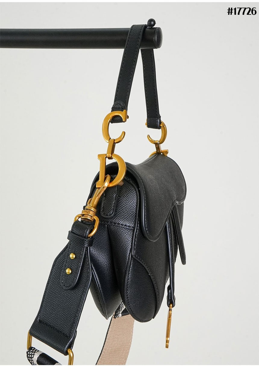 Dior Saddle Bag with Embroidered Strap
