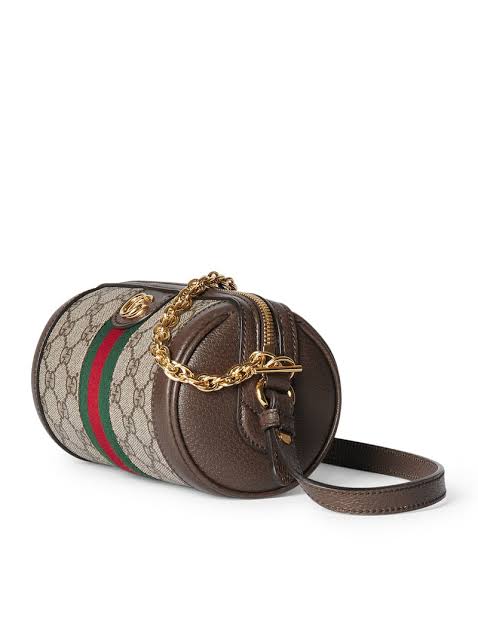 Gucci GG Canvas Shoulder Bag with Chain