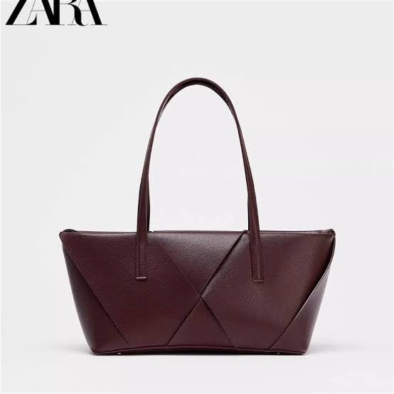 Zara Geometric Tote Bag
