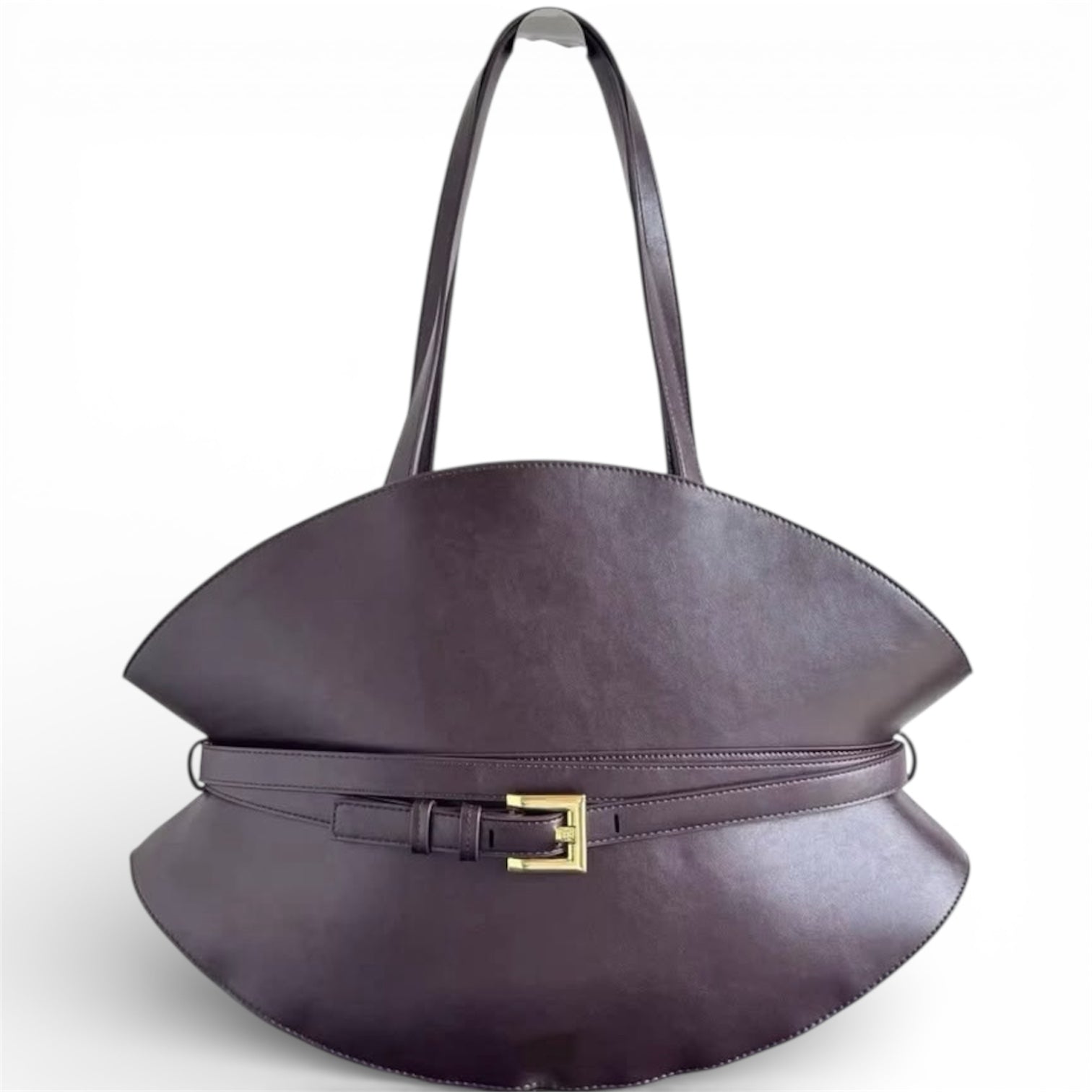 BALMAIN Shuffle Belt Shoulder Bag in Calfskin