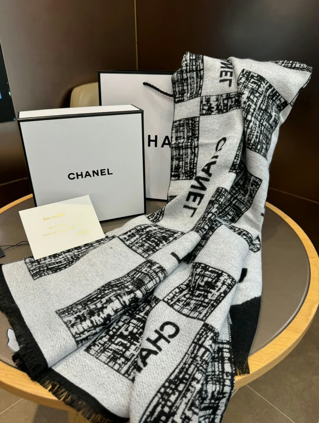 Chanel – Double-Face Signature Shawl