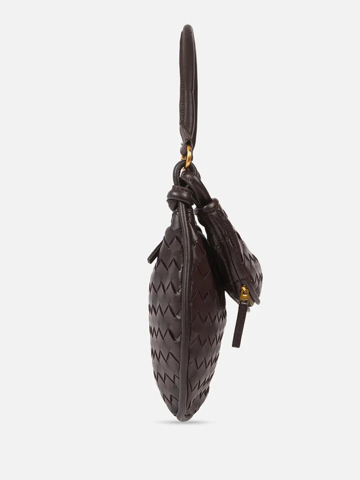 Bottega Veneta Woven Half-Moon Bag