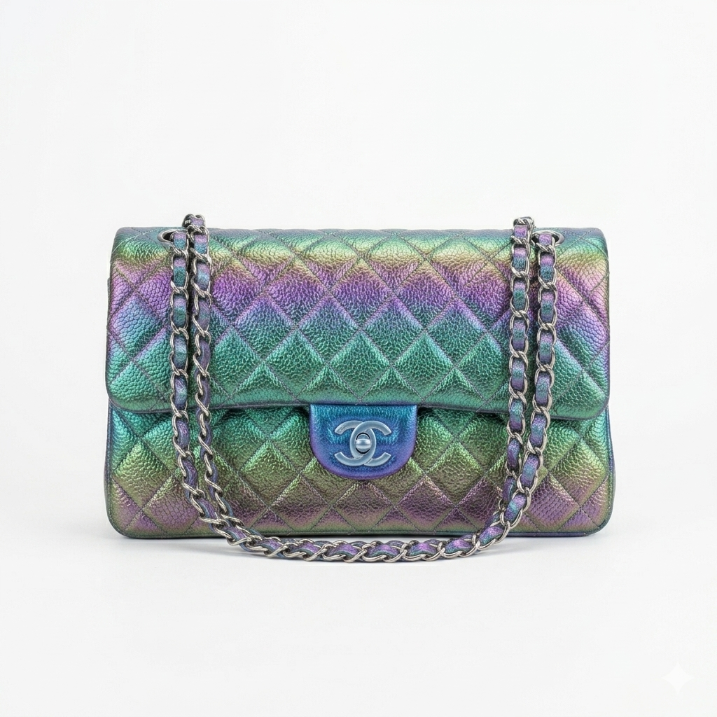 Chanel Iridescent Caviar Classic Flap Bag