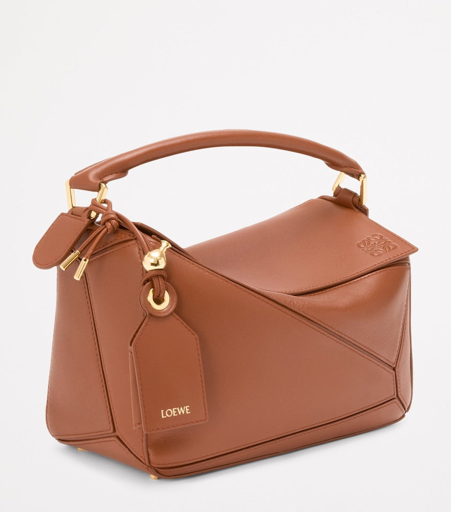 LOEWE Leather Featherlight Puzzle Top-Handle Bag