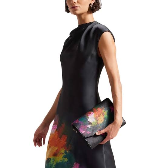 TED BAKER Papiena floral-print woven travel wallet