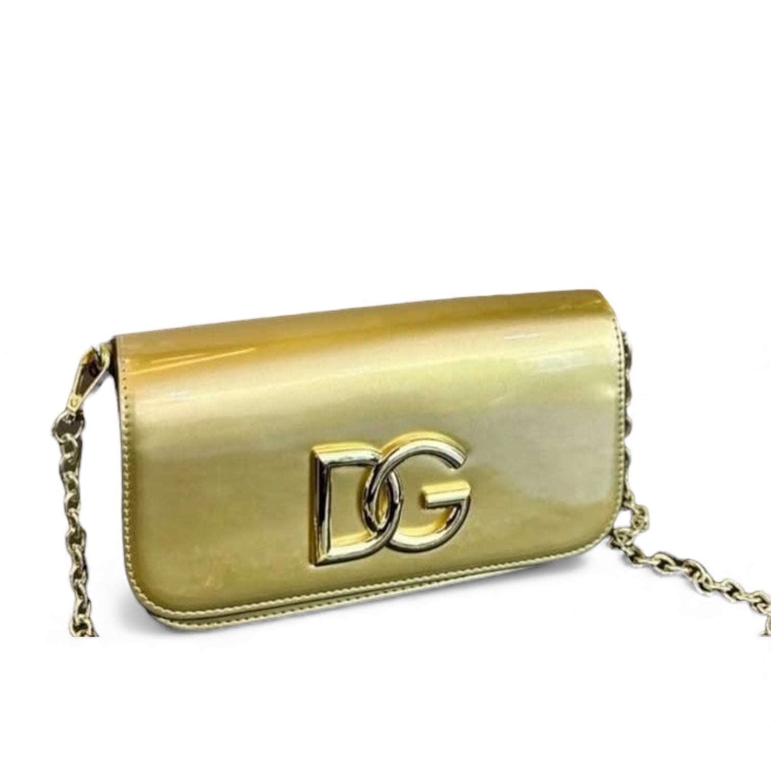 Dolce & Gabbana Gold Shine Shoulder Bag