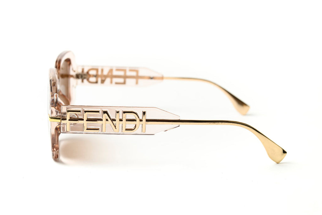 Fendi Logo Oversized Square Sunglasses